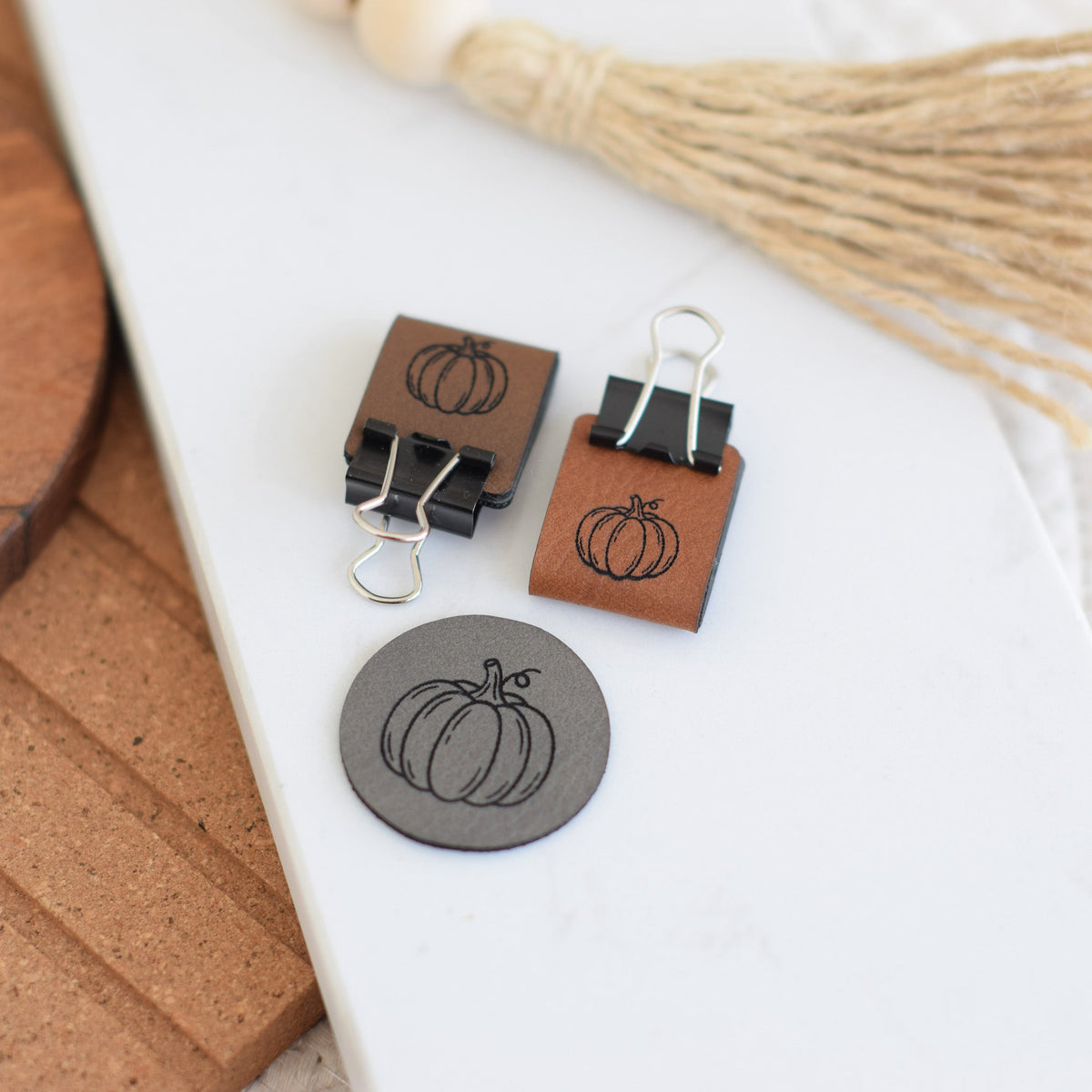 Kunstlederlabel "Herbst"