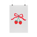 Bügelbild "Himbeeren Schleife"