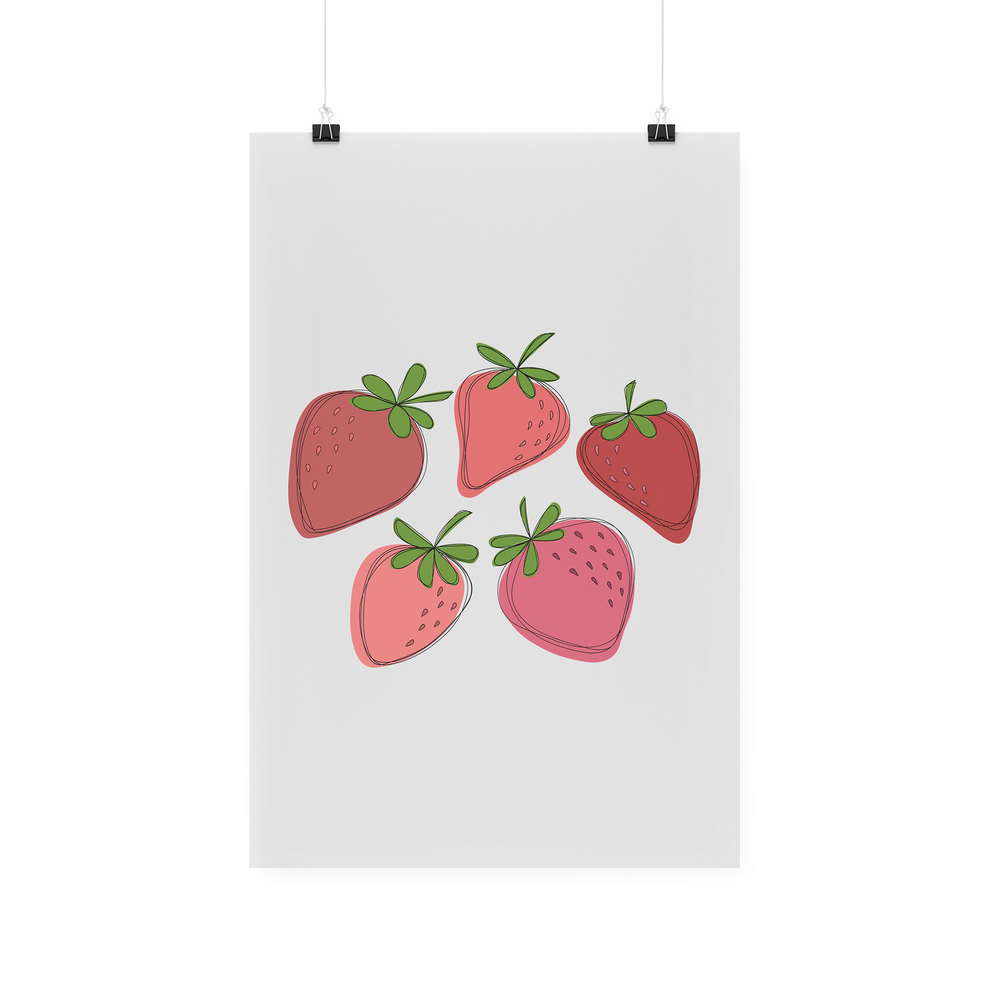 Bügelbild "Straberries"