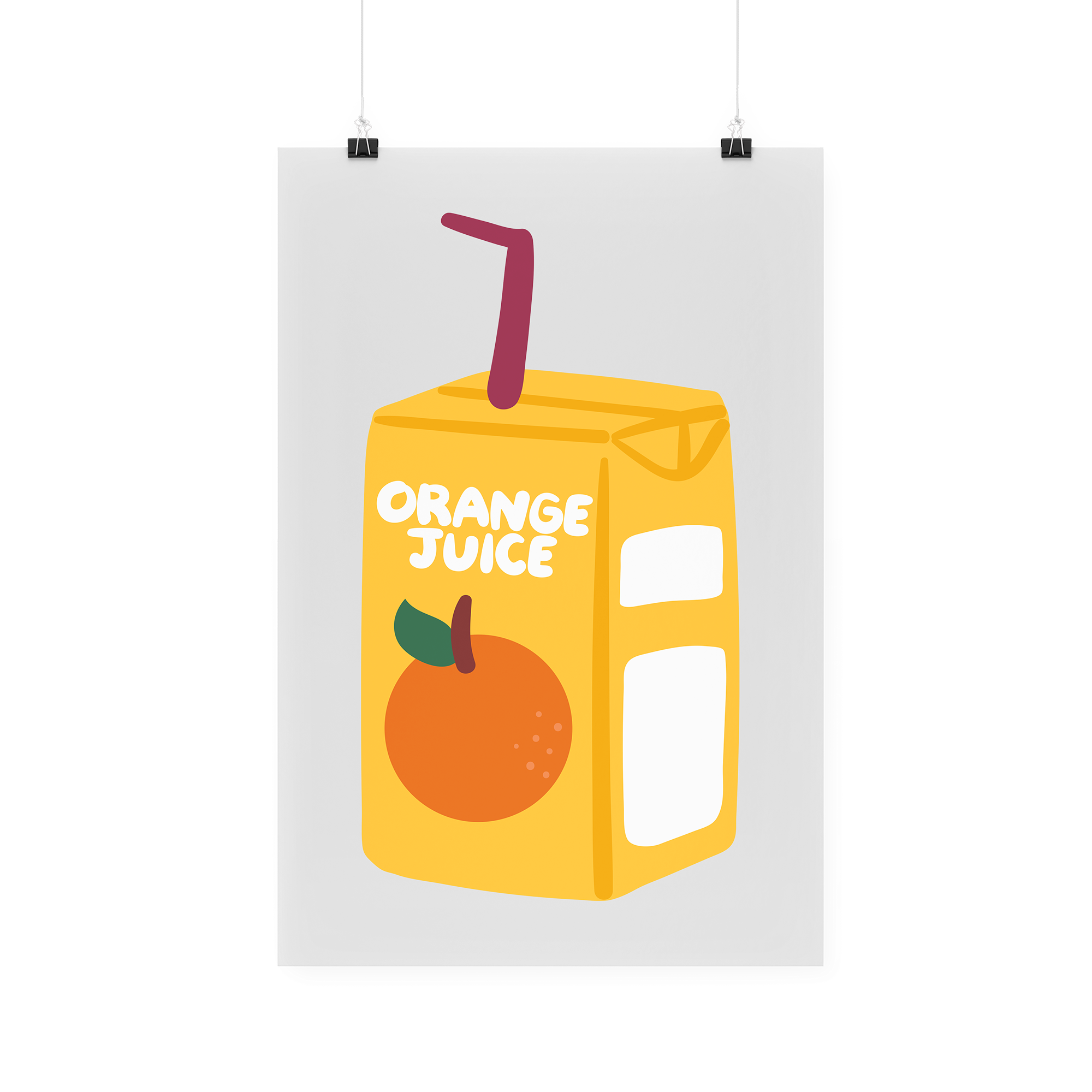 Bügelbild "Orange Juice"