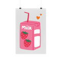 Bügelbild "Strawberry Milk"