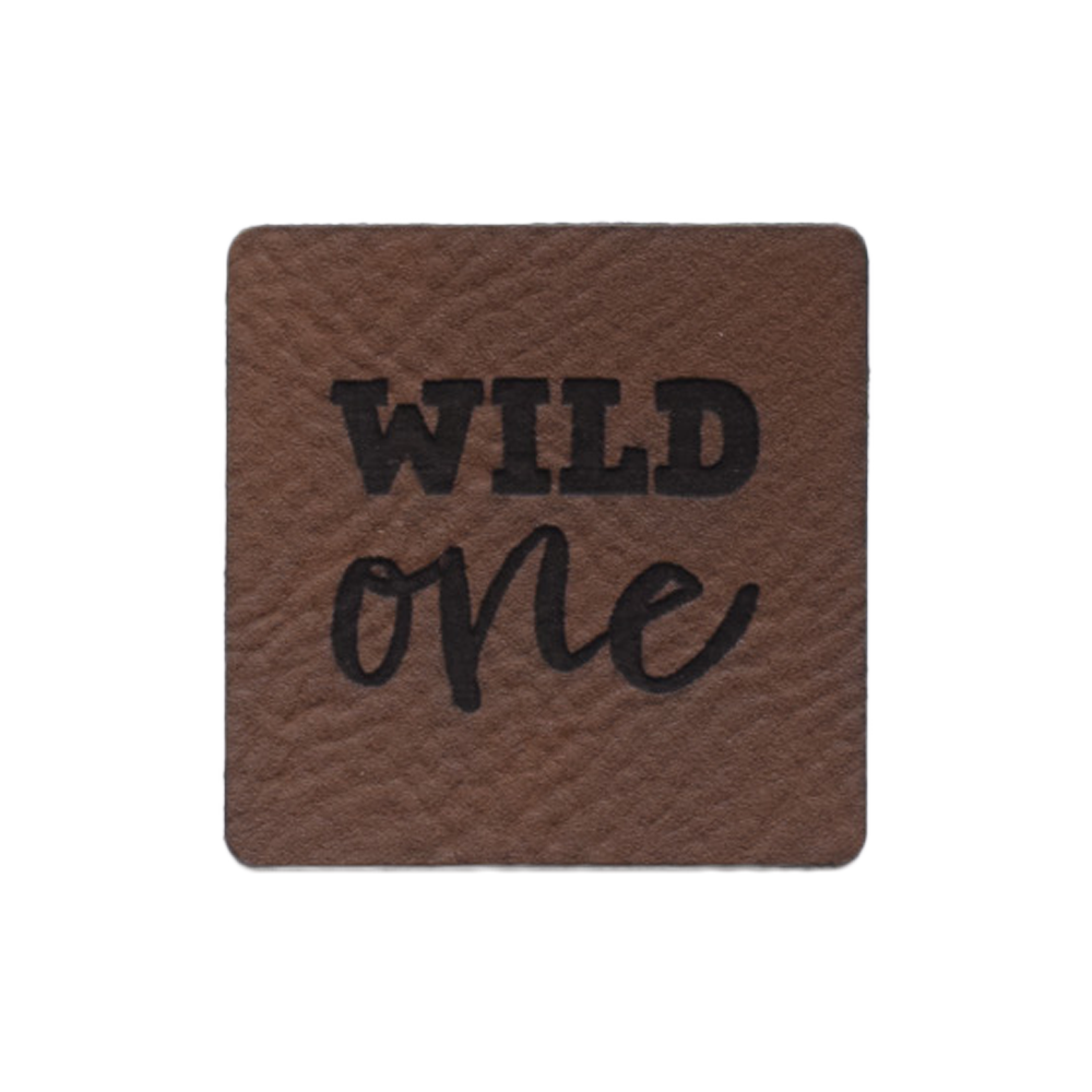 Kunstlederlabel "Wild One"