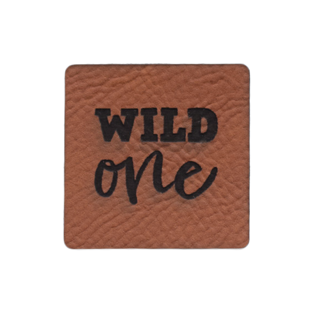 Kunstlederlabel "Wild One"