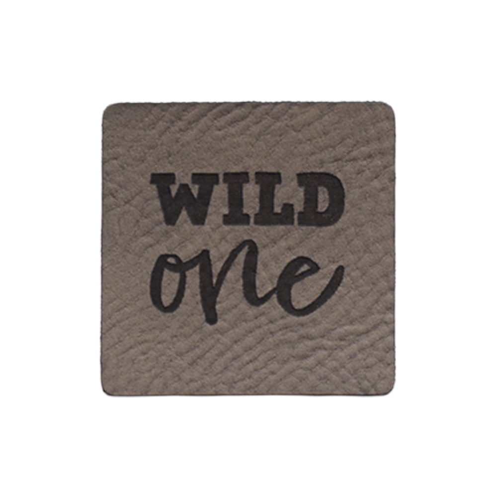 Kunstlederlabel "Wild One"