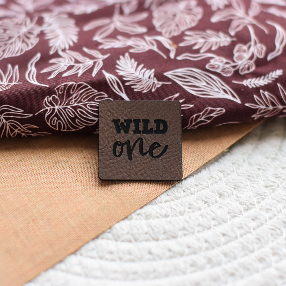 Kunstlederlabel "Wild One"