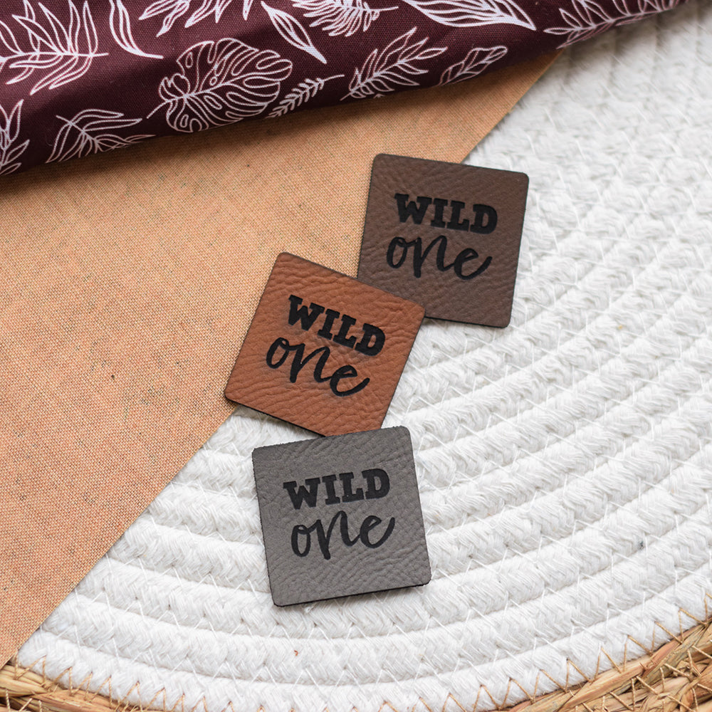 Kunstlederlabel "Wild One"