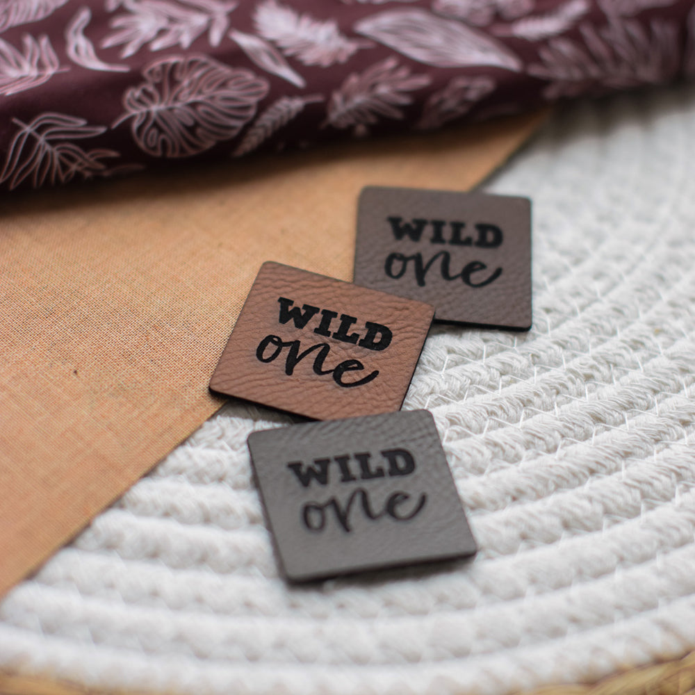 Kunstlederlabel "Wild One"