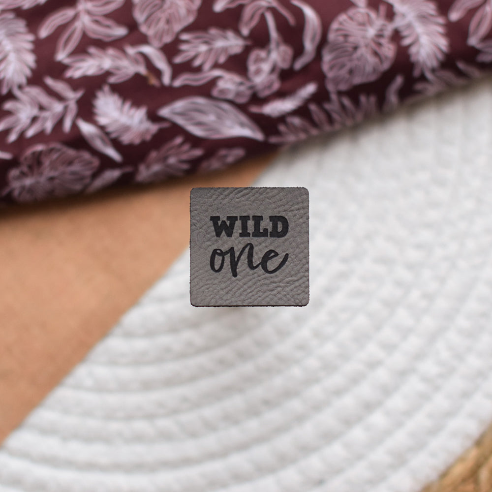 Kunstlederlabel "Wild One"