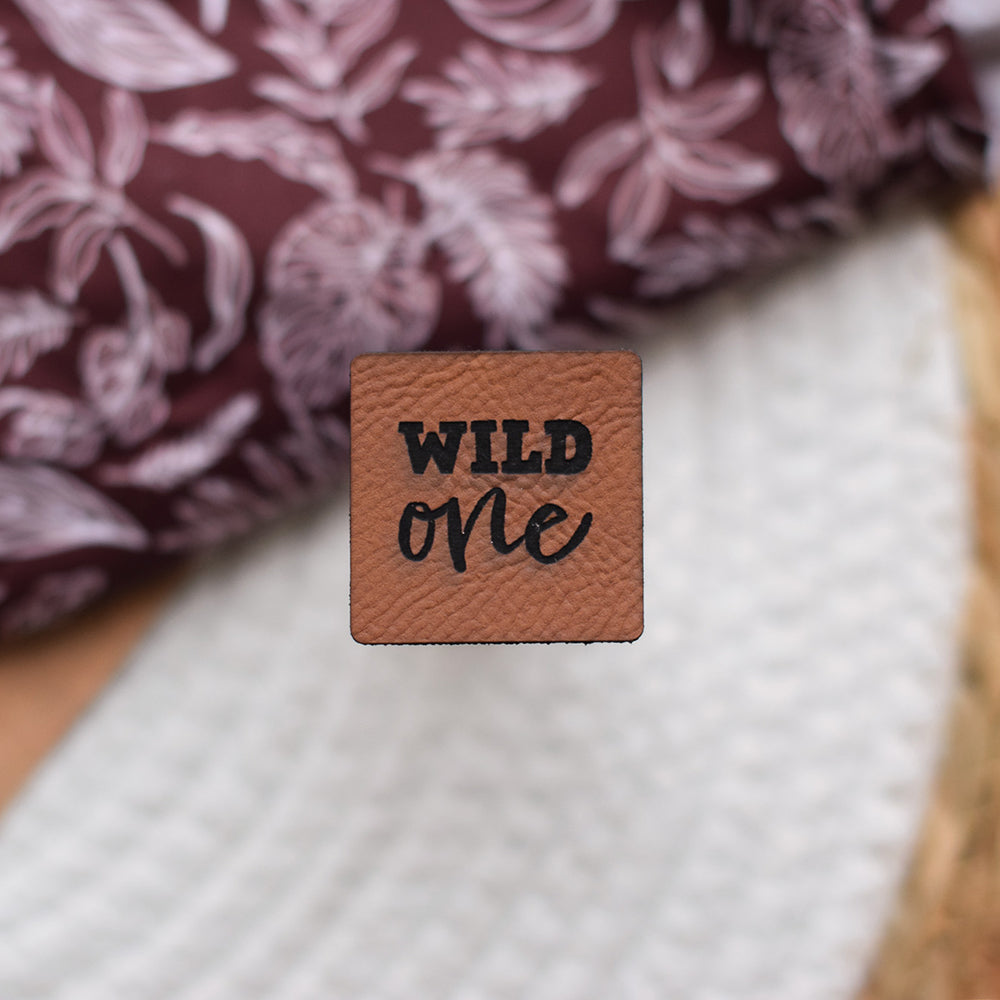Kunstlederlabel "Wild One"