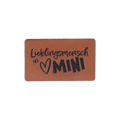 Kunstlederlabel "Lieblingsmensch in MINI"