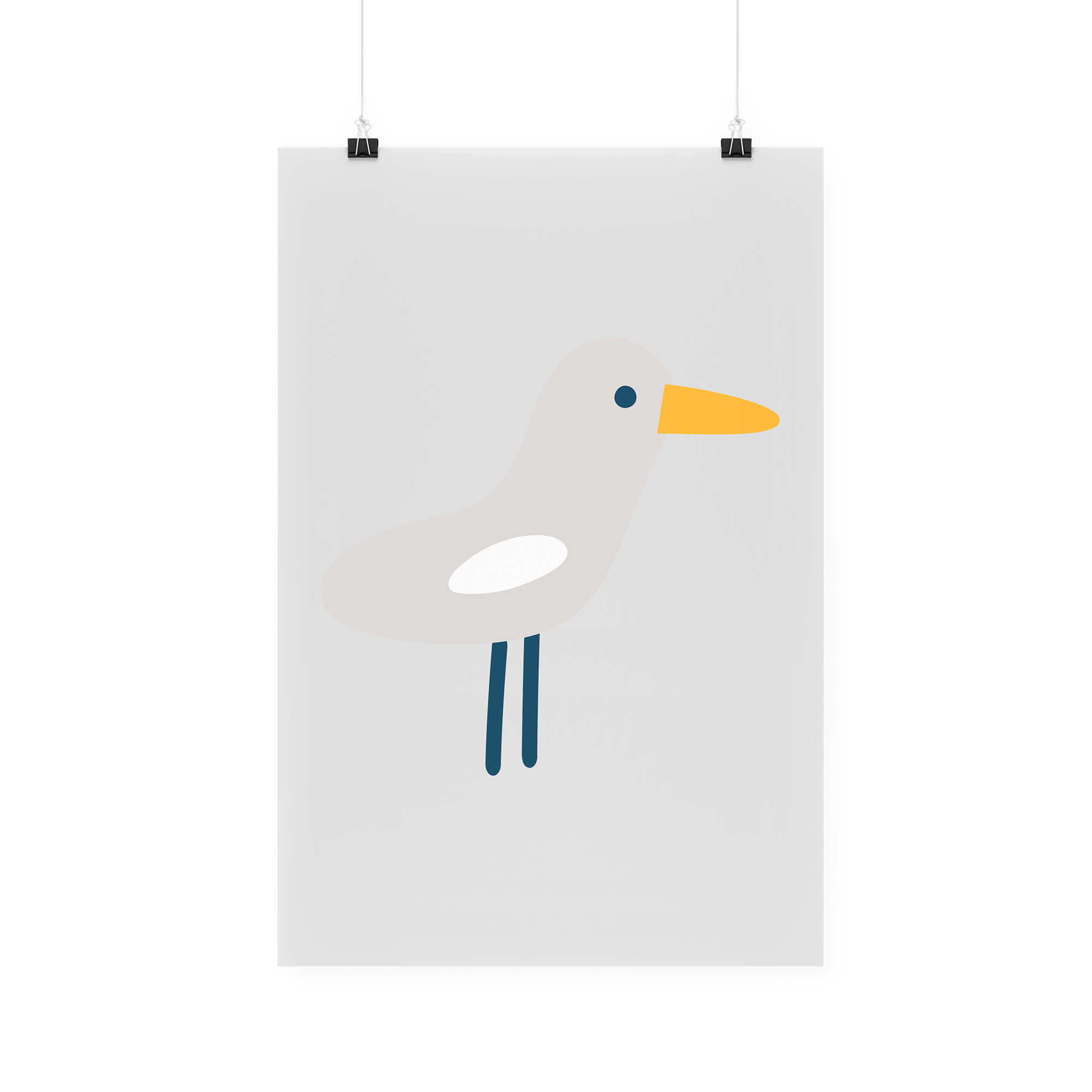 Bügelbild "Möwe"