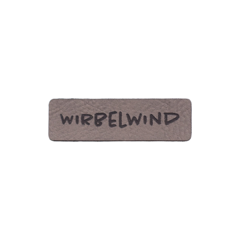 Kunstlederlabel "Wirbelwind"