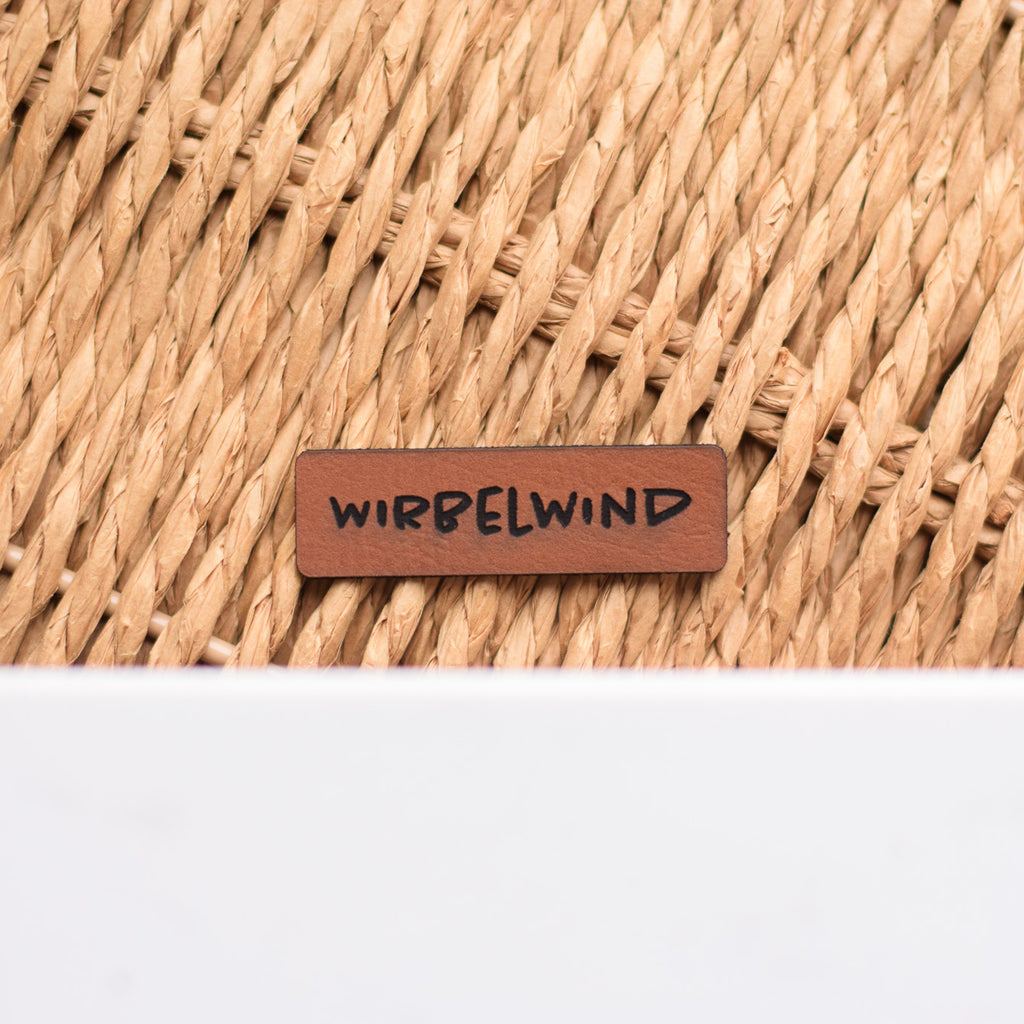 Kunstlederlabel "Wirbelwind"