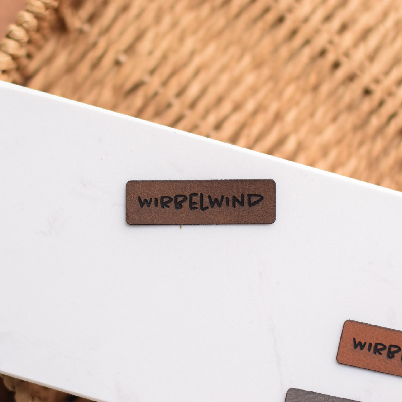 Kunstlederlabel "Wirbelwind"