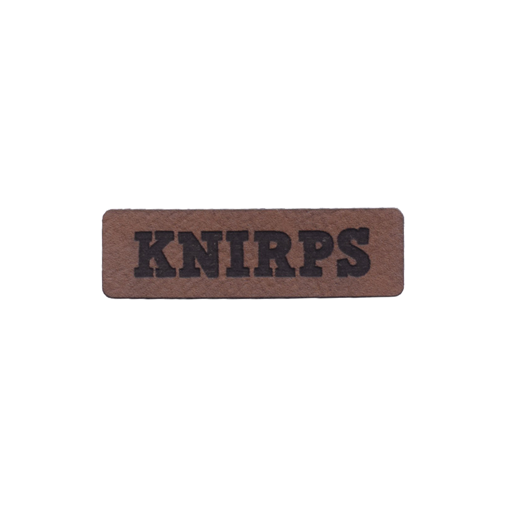 Kunstlederlabel "Knirps"