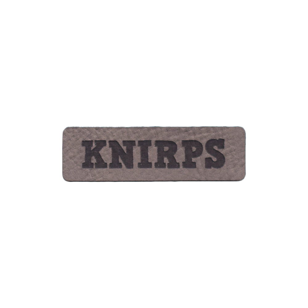 Kunstlederlabel "Knirps"