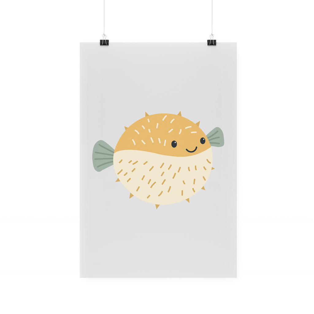 Bügelbild "Kugelfisch"