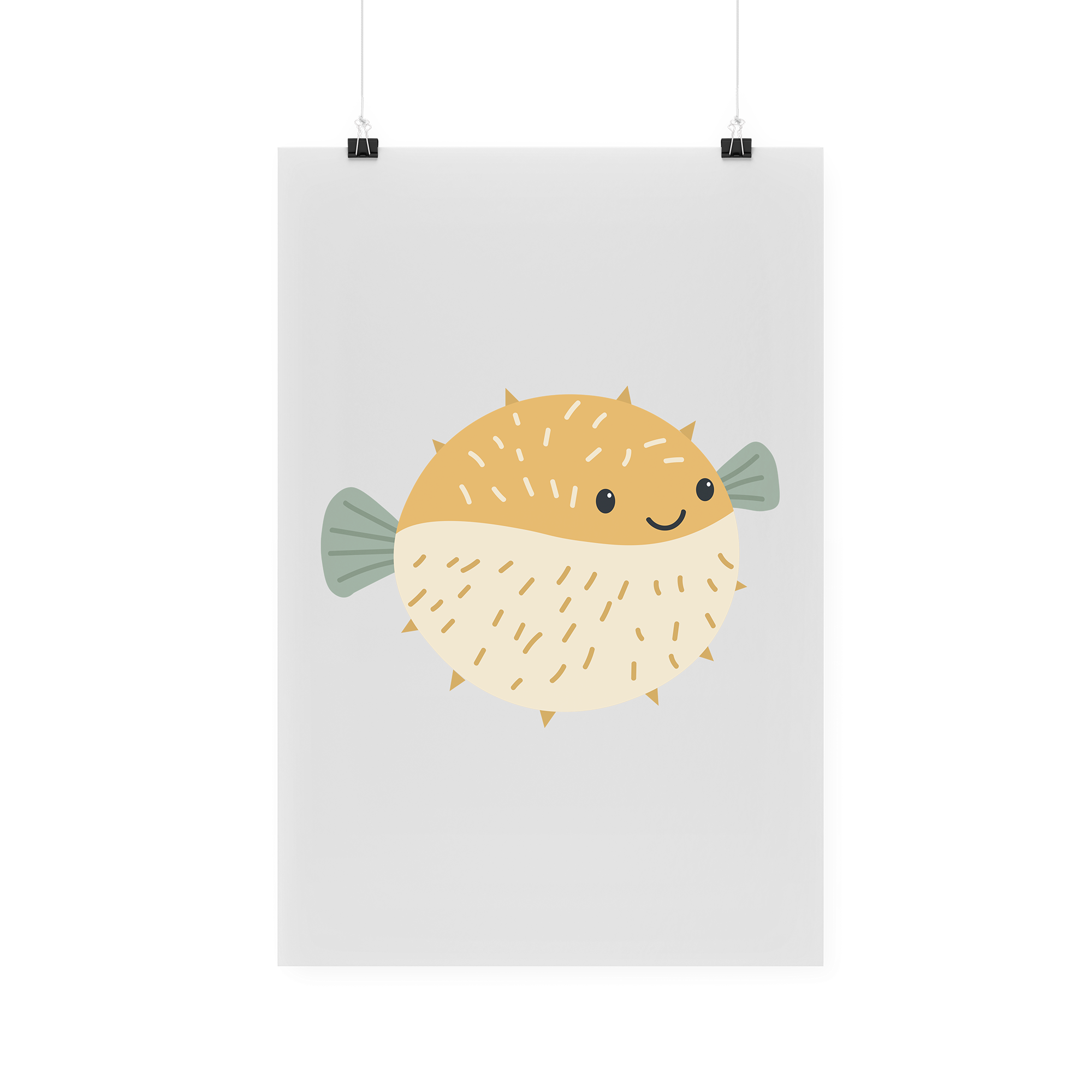 Bügelbild "Kugelfisch"