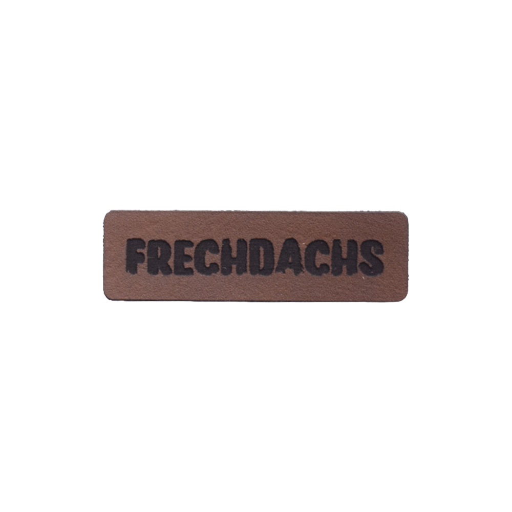 Kunstlederlabel "Frechdachs"