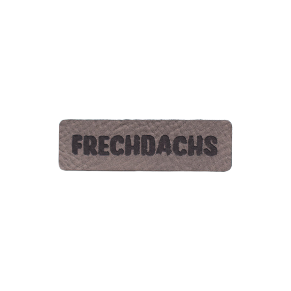 Kunstlederlabel "Frechdachs"
