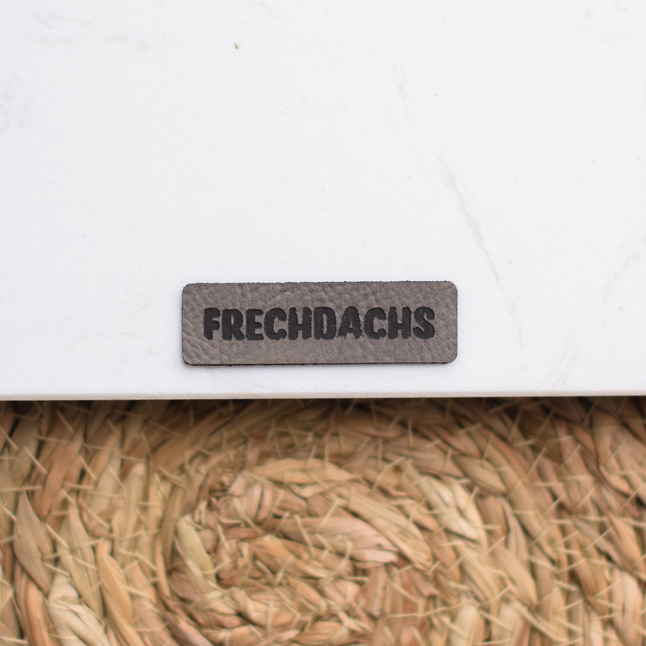 Kunstlederlabel "Frechdachs"
