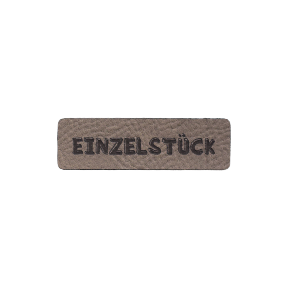 Kunstlederlabel "Einzelstück"
