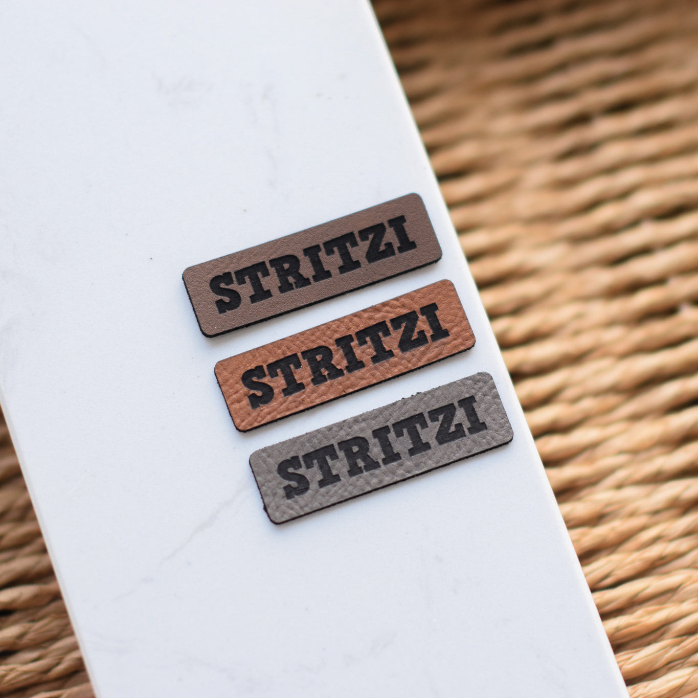 Kunstlederlabel "Stritzi"