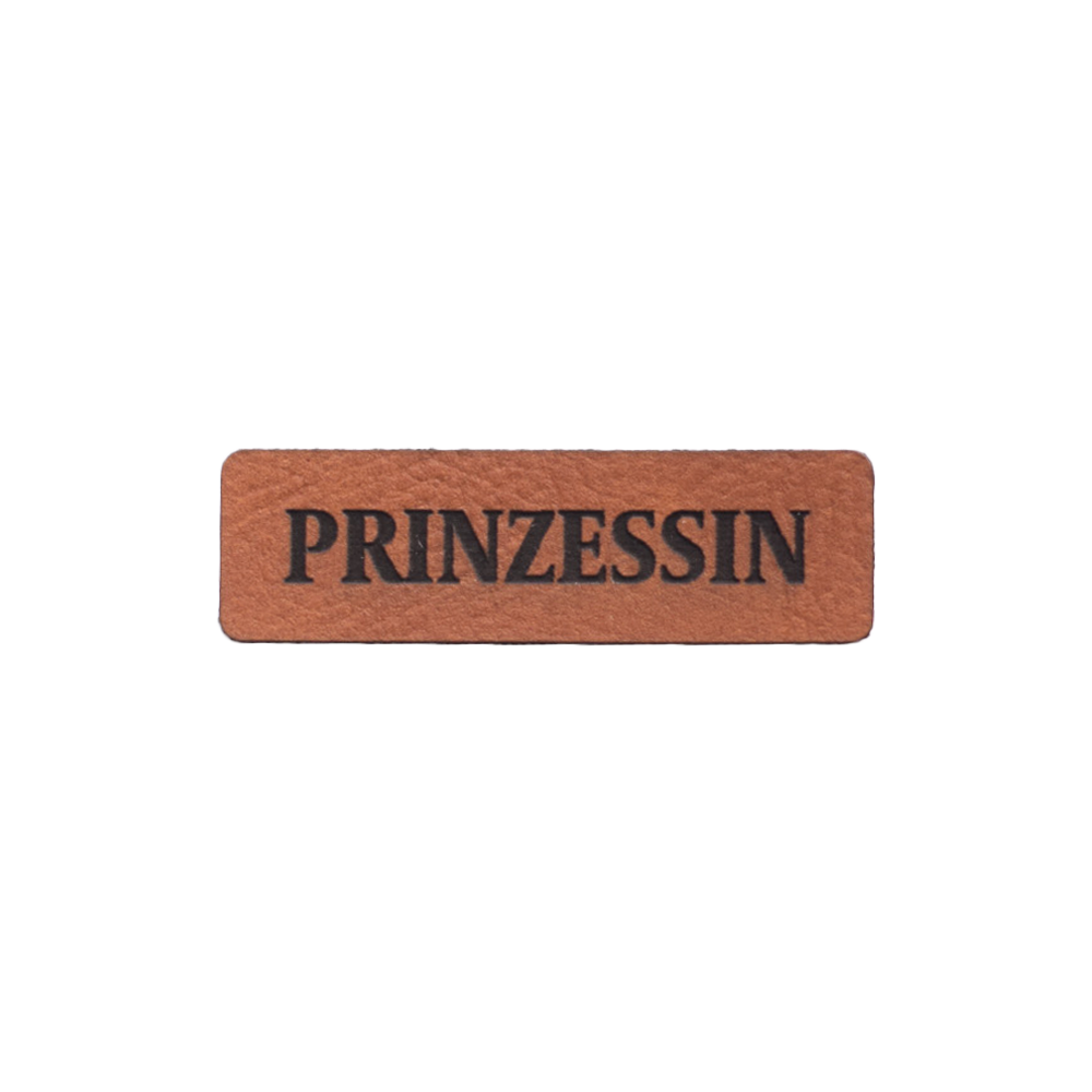 Kunstlederlabel "Prinzessin"