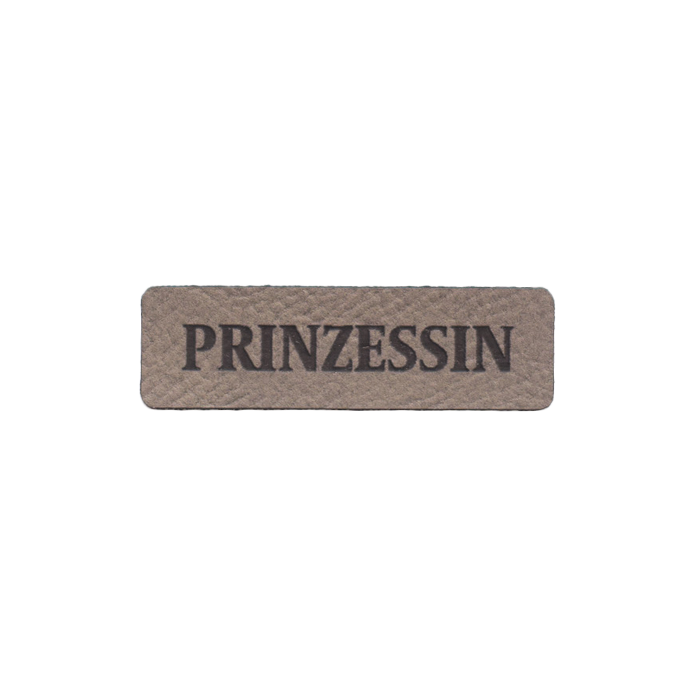 Kunstlederlabel "Prinzessin"