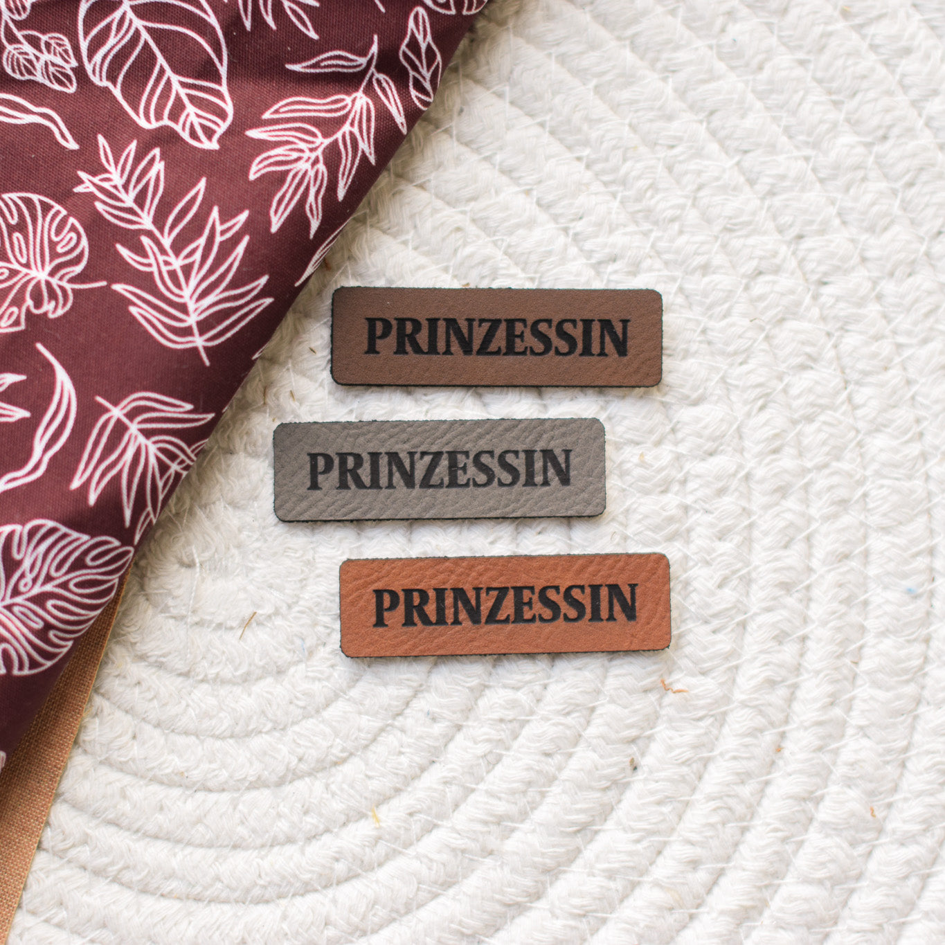 Kunstlederlabel "Prinzessin"