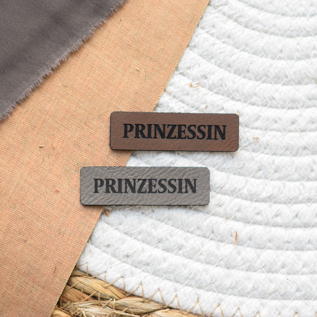 Kunstlederlabel "Prinzessin"