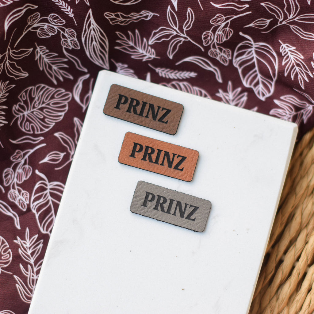 Kunstlederlabel "Prinz"