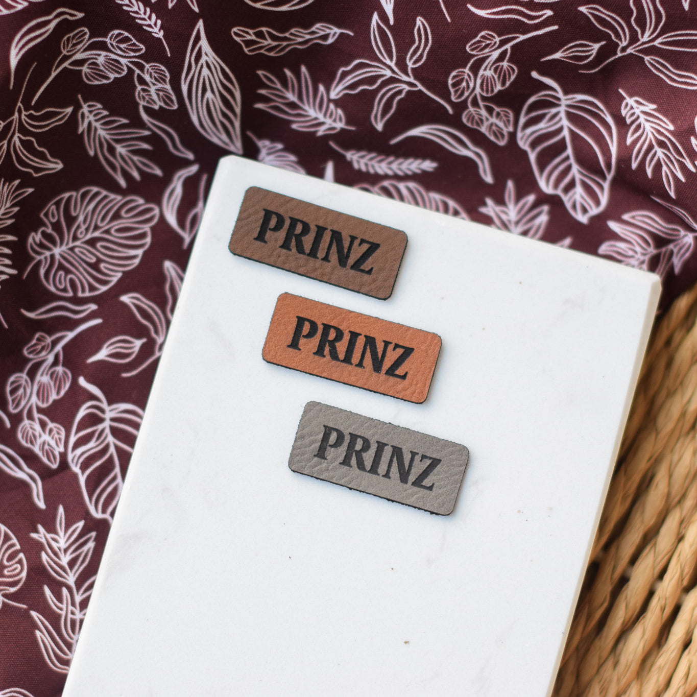 Kunstlederlabel "Prinz"
