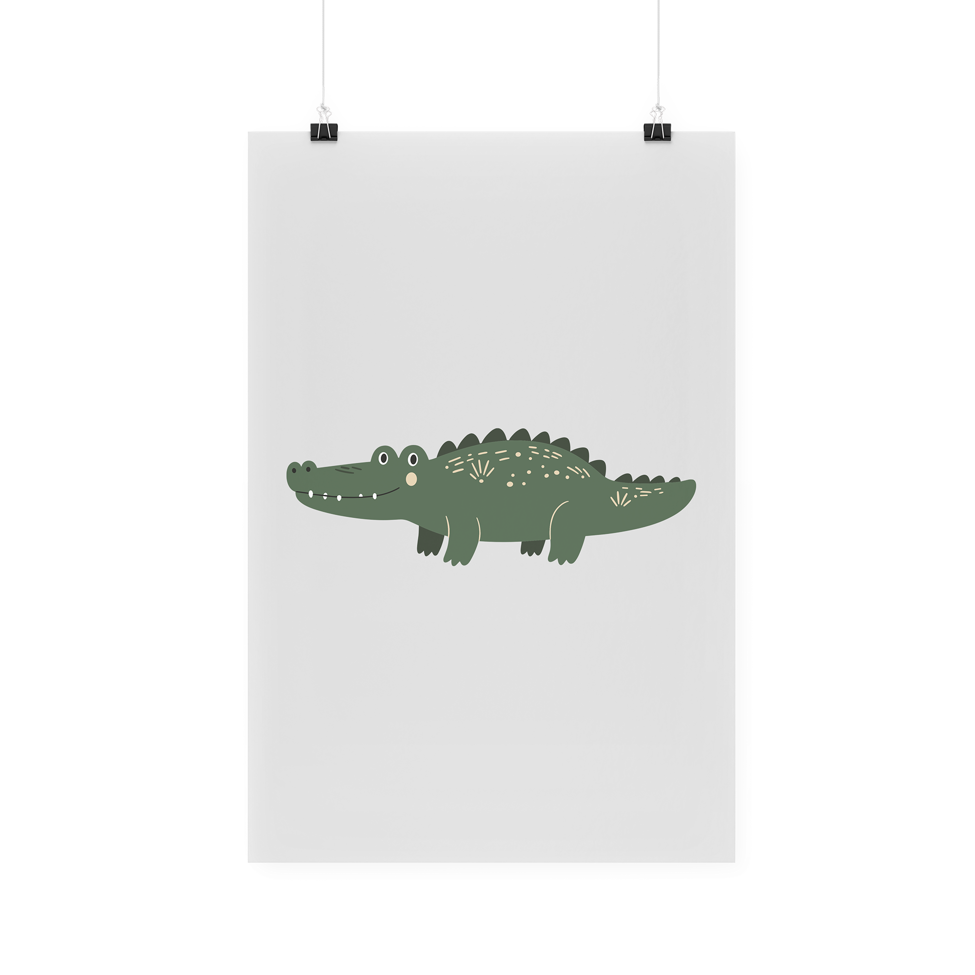 Bügelbild "Krokodil"