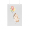 Bügelbild "Capybara Luftballons"