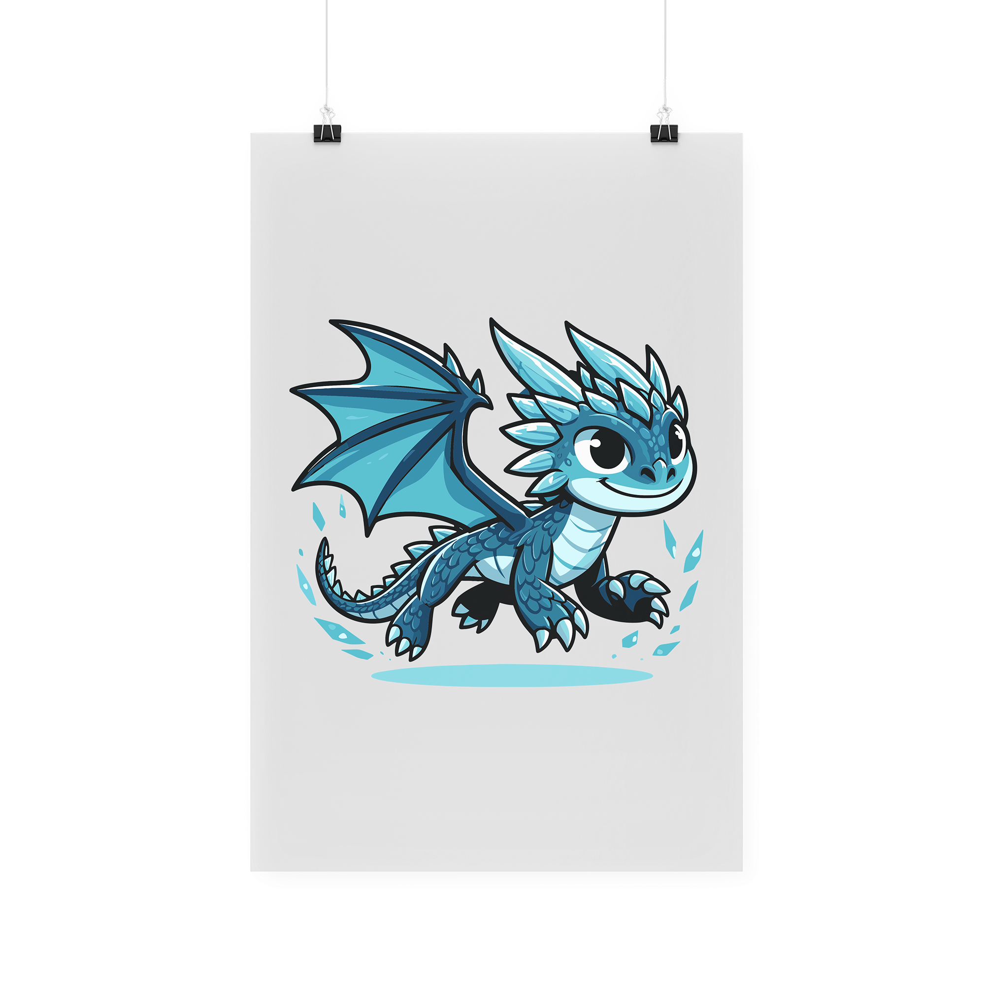 Bügelbild "Eisdrache"