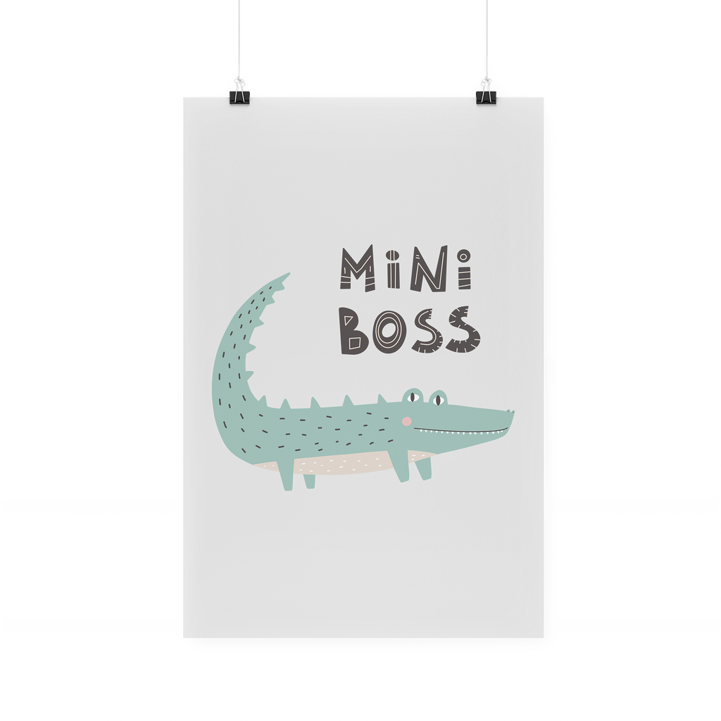 Bügelbild "Krokodil Mini Boss"