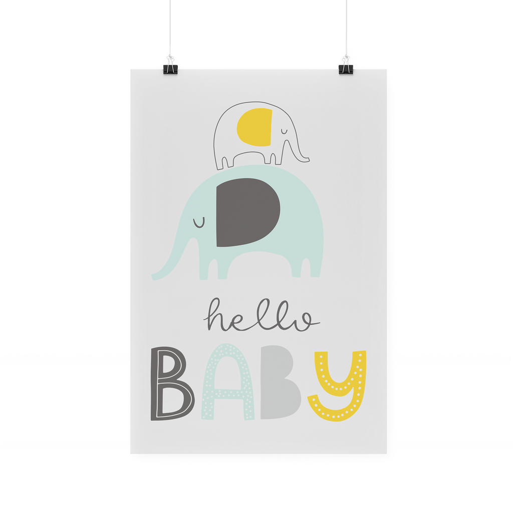 Bügelbild "Hello Baby"