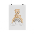 Bügelbild "Teddy Regenbogen"