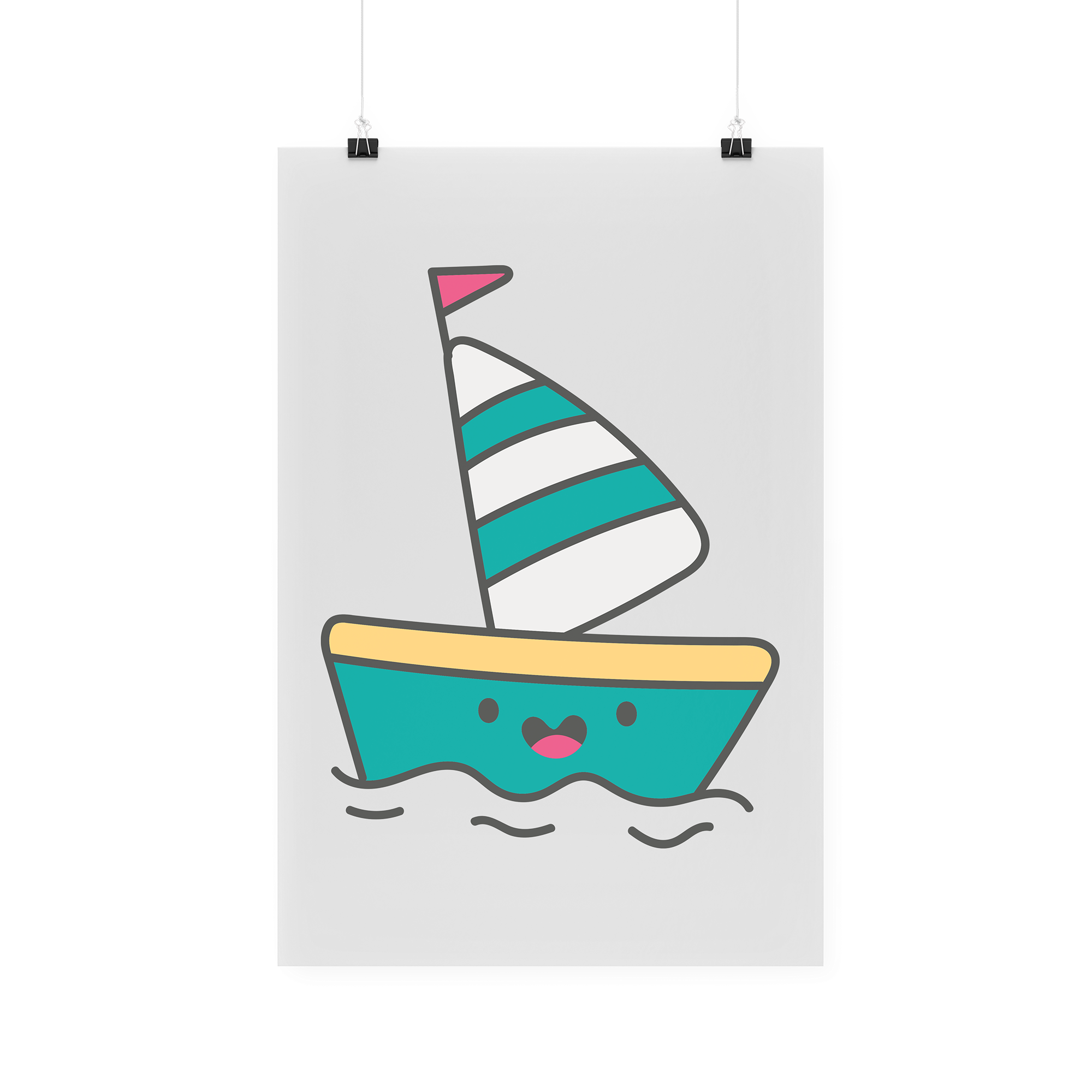 Bügelbild "Segelboot"
