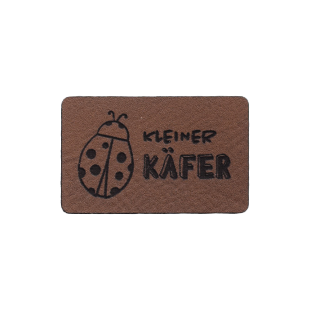 Kunstlederlabel "Kleiner Käfer"