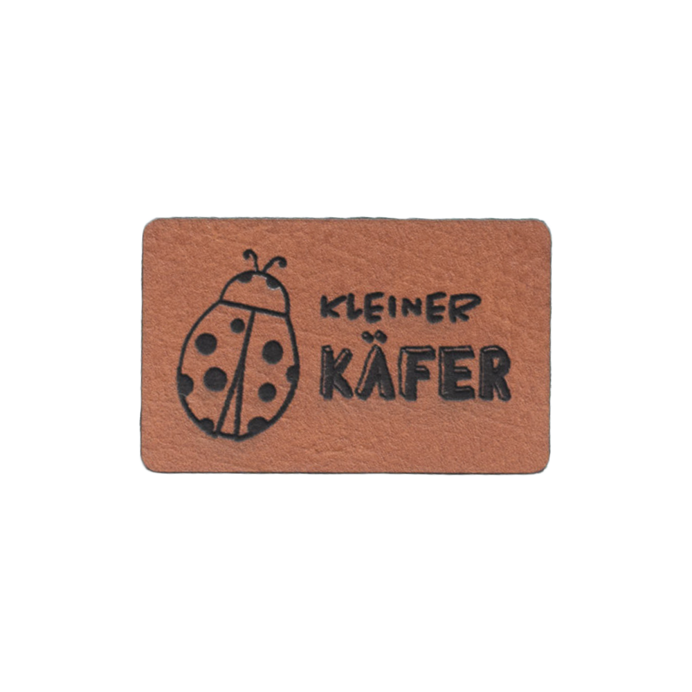 Kunstlederlabel "Kleiner Käfer"