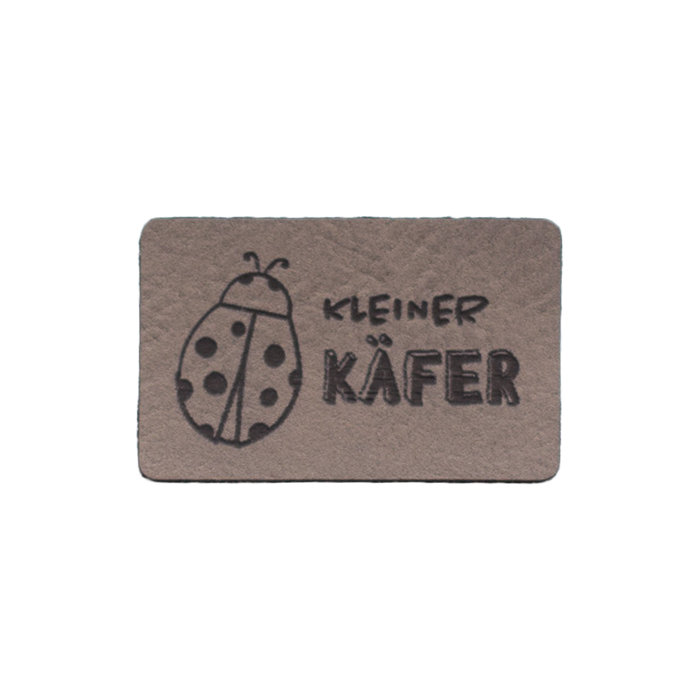 Kunstlederlabel "Kleiner Käfer"