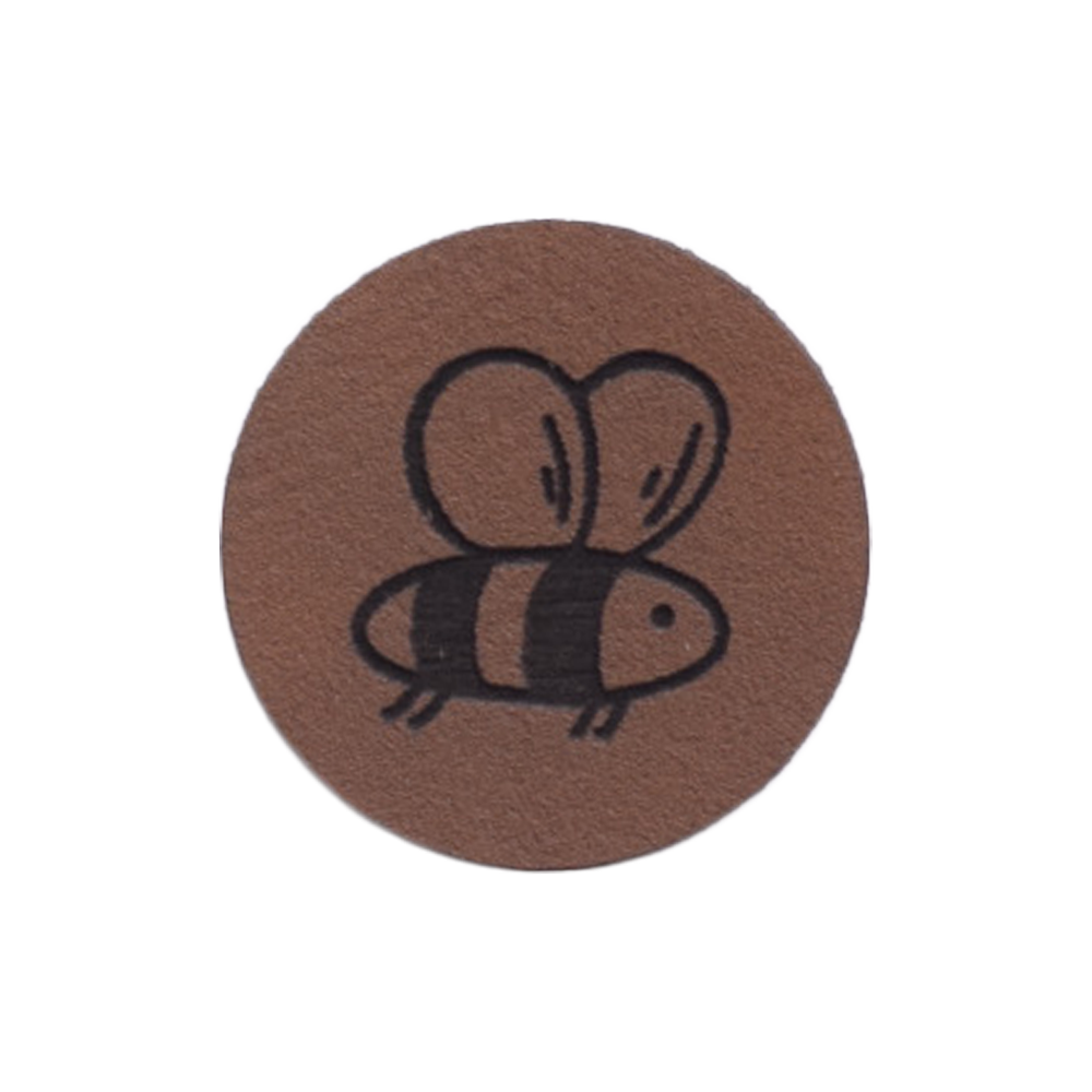 Kunstlederlabel "Biene"