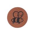 Kunstlederlabel "Biene"