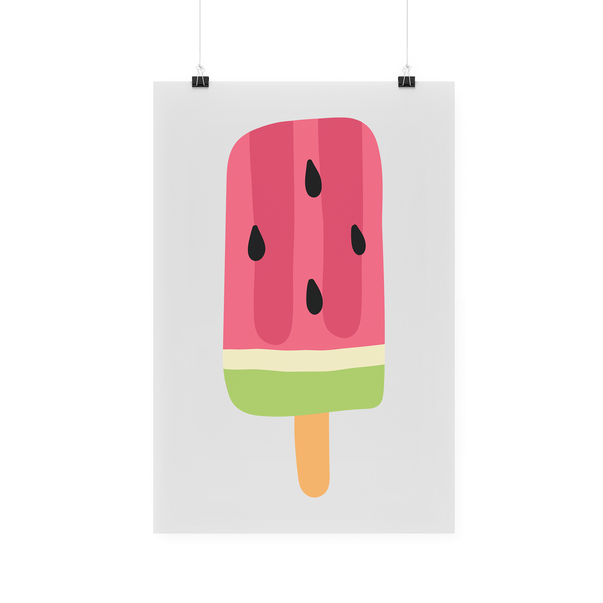 Bügelbild "Meloneneis"