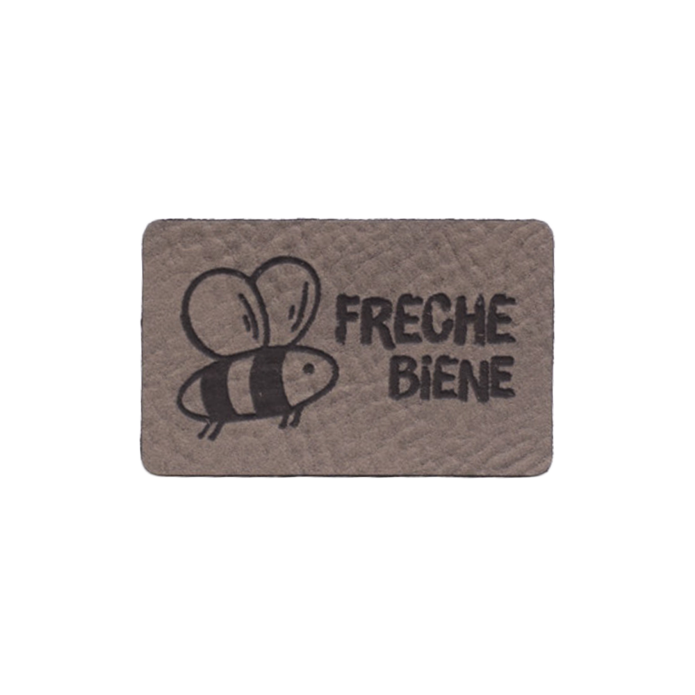 Kunstlederlabel "Freche Biene"