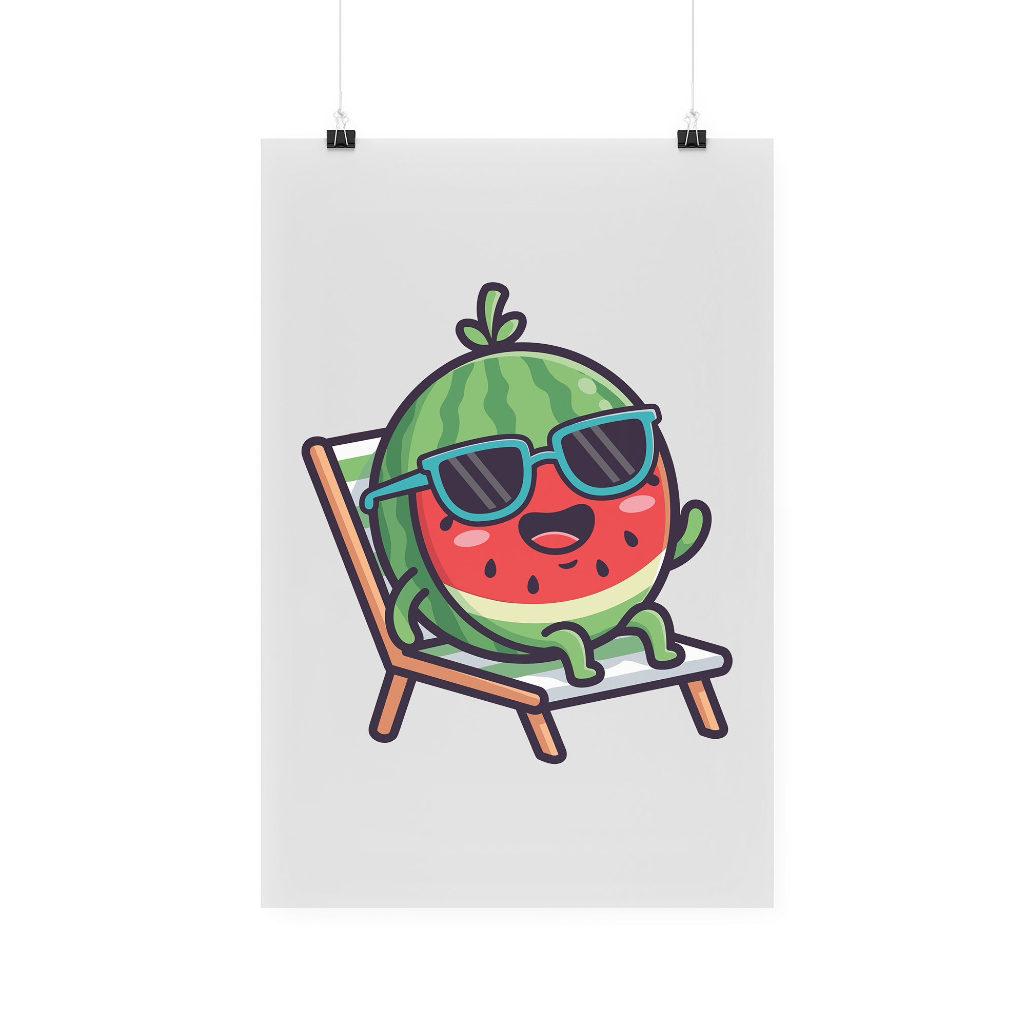 Bügelbild "Coole Wassermelone"