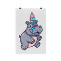 Bügelbild "Hippo"