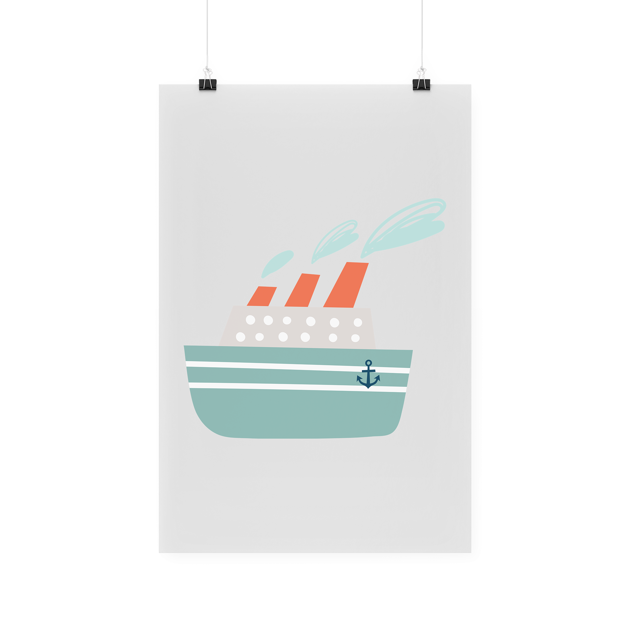 Bügelbild "Schiff"